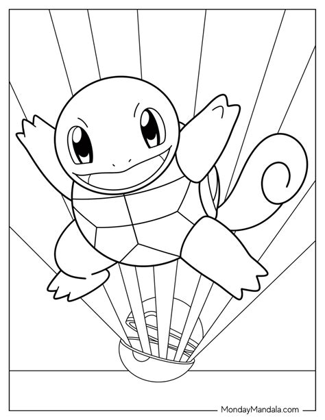 Squirtle Coloring Pages (Free PDF Printables)